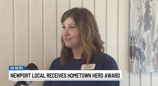 Woman honored with Hometown Hero award for organization’s efforts