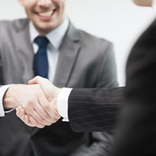 businessmen shaking hands