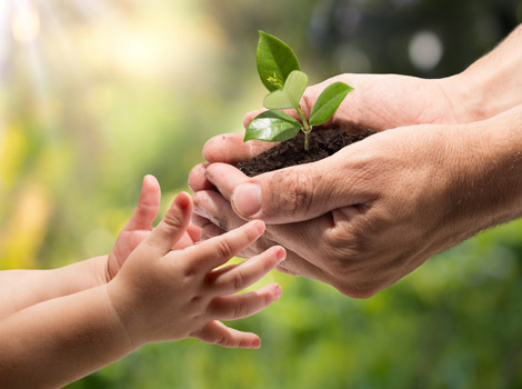 Delivering benefits to families.