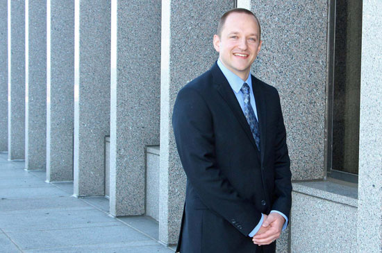 Senior network administrator Joe McElhiney, Modern Woodmen of America